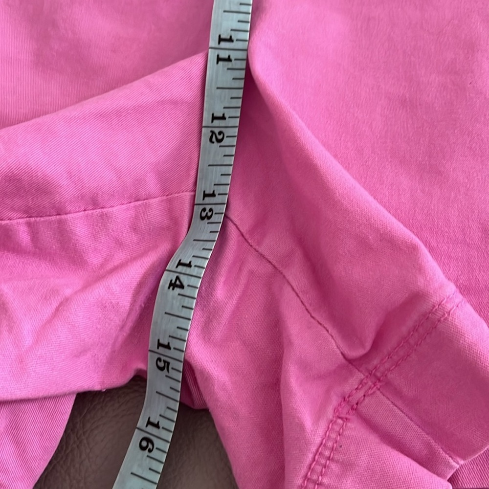 Gap Girlfriend Pink Khaki Shorts, Size 14 - New Without Tags - Picture 3 of 10